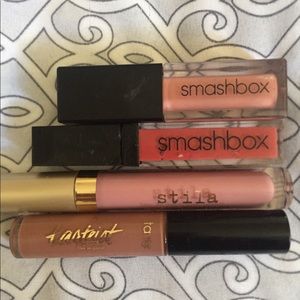 M.U.A, smashbox, tarte and Millani lipsticks